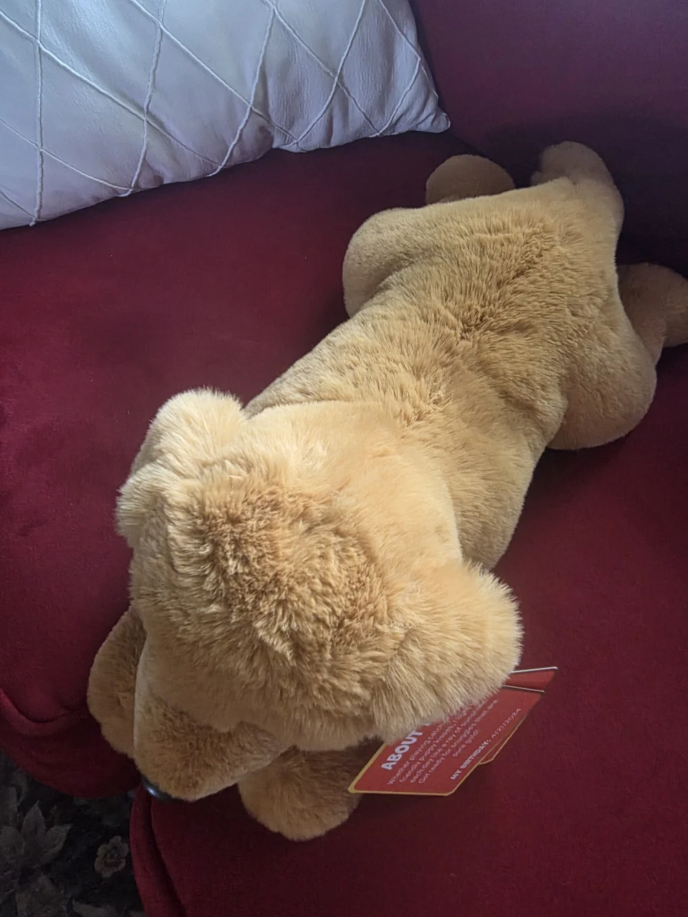 Plush Brown Dog Toy — Soft Cuddly Pet Plush